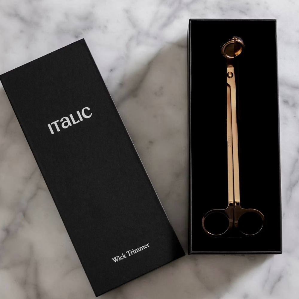NWT Italic Gold Wick Trimmer